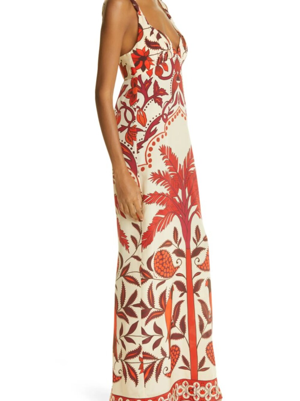 Johanna Ortiz Vin Du Maroc Silk Maxi Dress - Picture 3 of 9